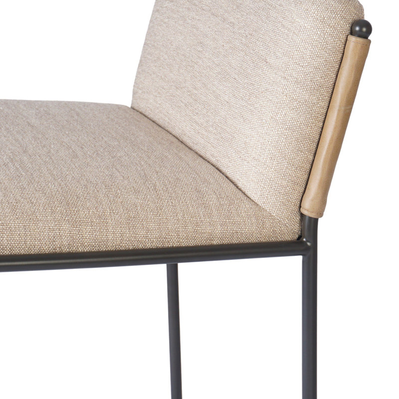 Table bistro Rachael Cascade Ace, Blé Alcala, Bar Stool (31” Seat Height)