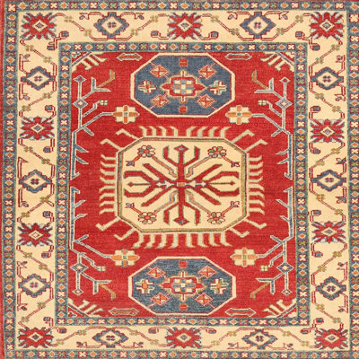 Tapis oriental rouge / beige