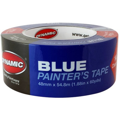 Dynamic 99765 1.5" (36Mm) Premium Painters Blue Masking Tape-1PK