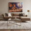 Art mural sur toile noir Southwestern Cowboy Western Ranch 95-2057490947