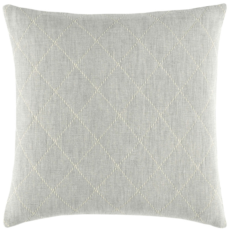 Tilden Natural/Grey Matelasse Sham, Euro