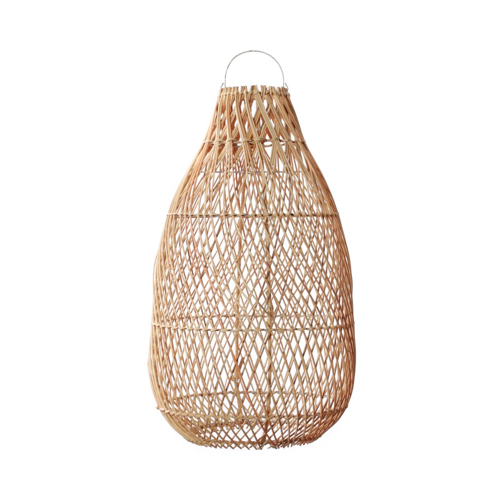 60 cm Lampenschirm aus Bambus/Rattan