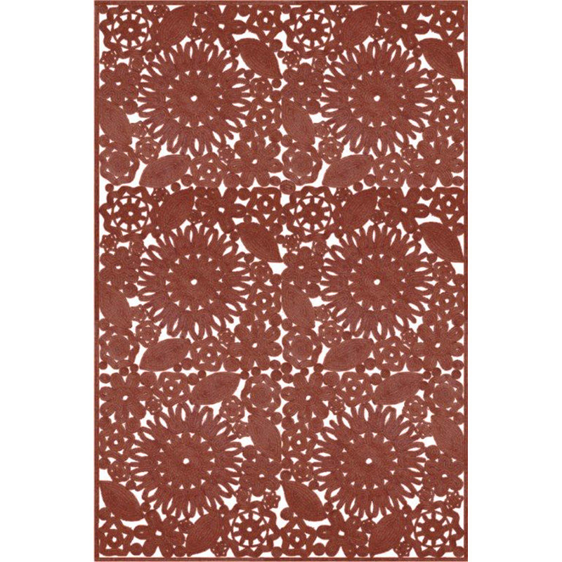 Camille Floral Indoor / Outdoor Rug, Rectangle 2' x 3'
