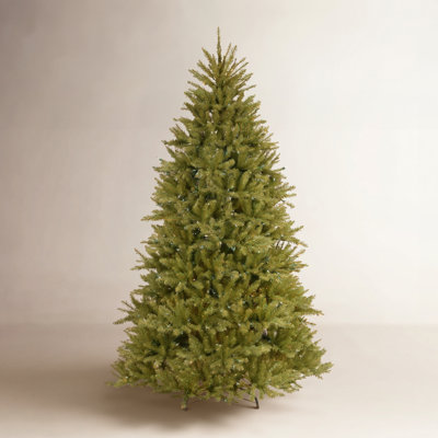 Dunhill Fir Flocked 9' Pre-Lit Fir Christmas Tree
