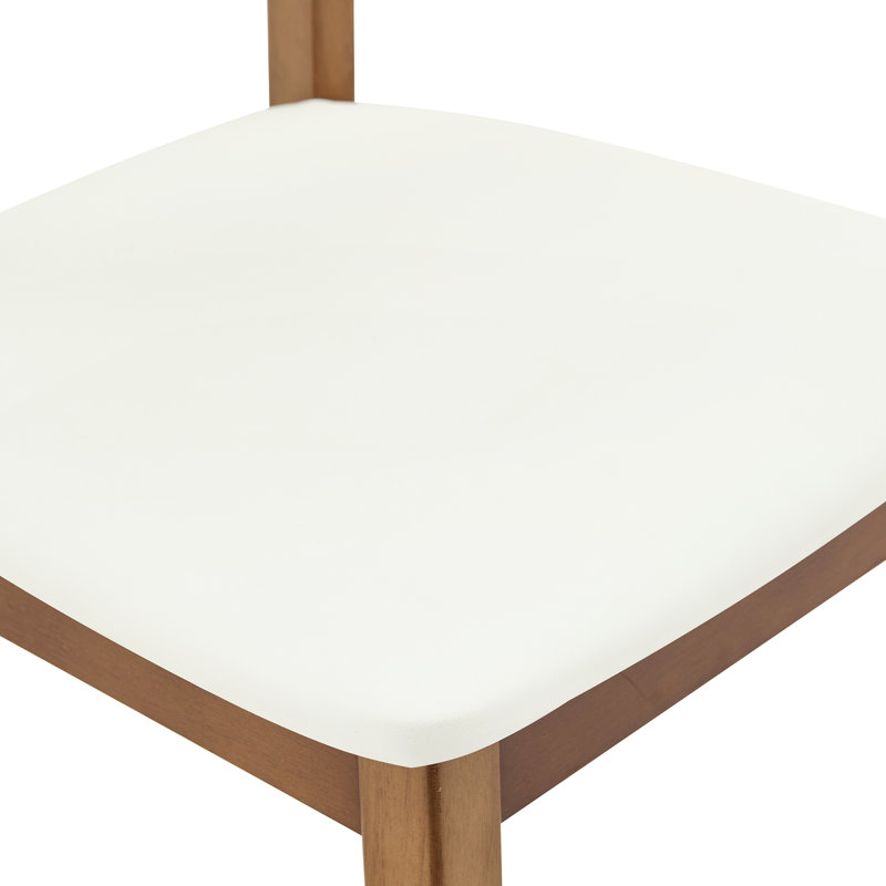 Chaises de salle à manger confortables, ensemble de noyer moderne en bois massif pour la maison