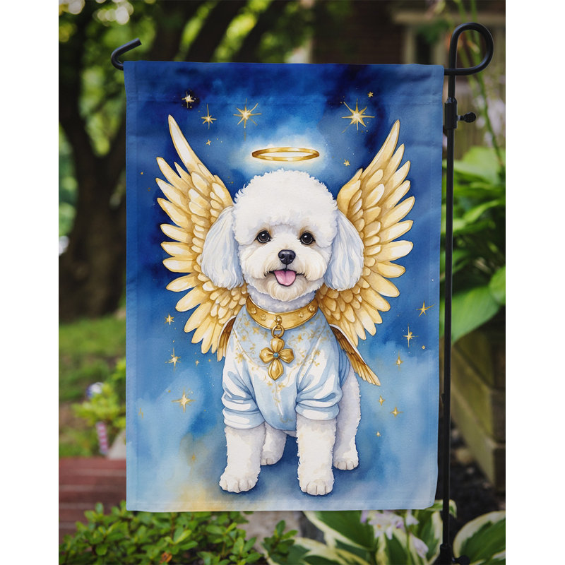 Drapeau de jardin Bichon Frise mon ange