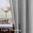Linen Blended Textured Semi-Sheer Grommet Curtains - 37"/52" Widths Semi-Private & Light-Filtering Linen-Style Panels for Bedroom -299404364-299404358