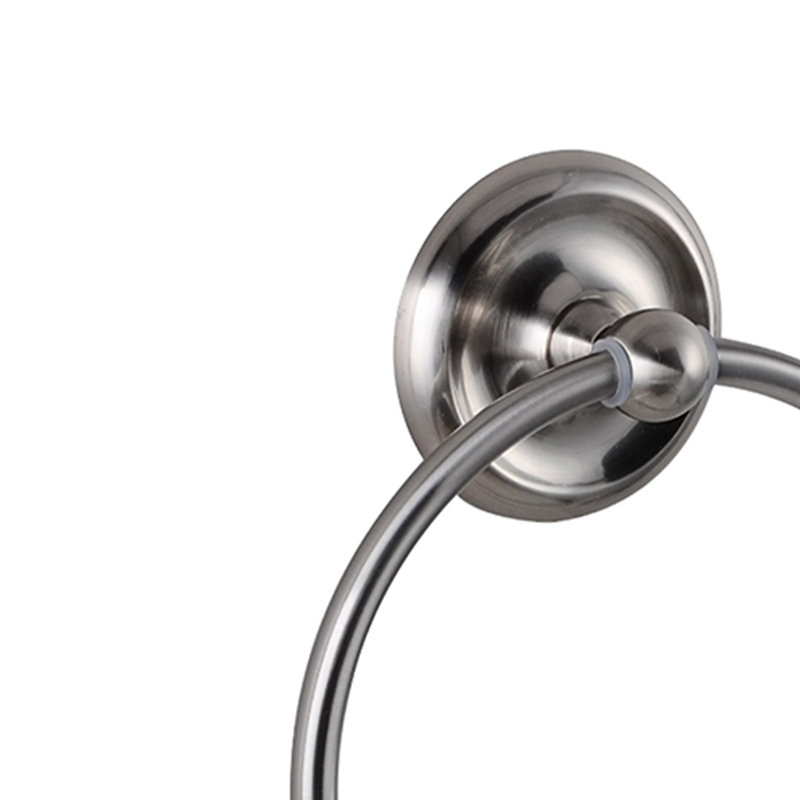 Fall Towel Ring, Brushed Nickel