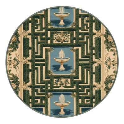 Tapis vert français lavable à la machine