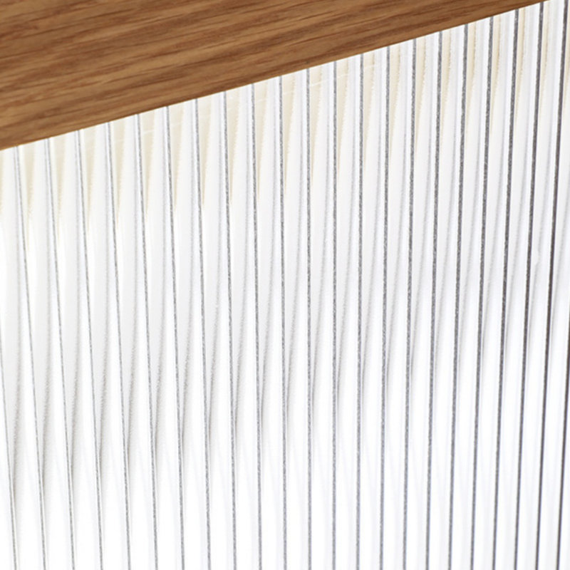 Buffet simple, Noir/Bois robuste