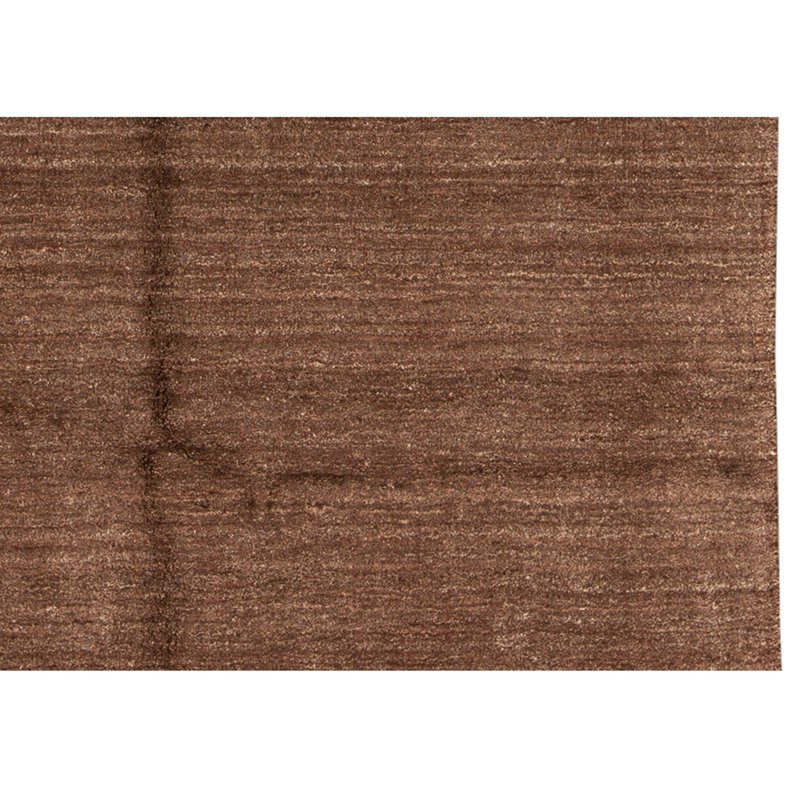 Hand Knotted Area Rug in Brown
