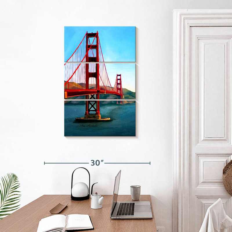 Golden Gate Bridge, H 32 po x l 20 po