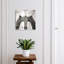 Key cabinet for home, Opens to the right, 30x30x5, White, The austere architecture of the bridge is full of symmetry, 