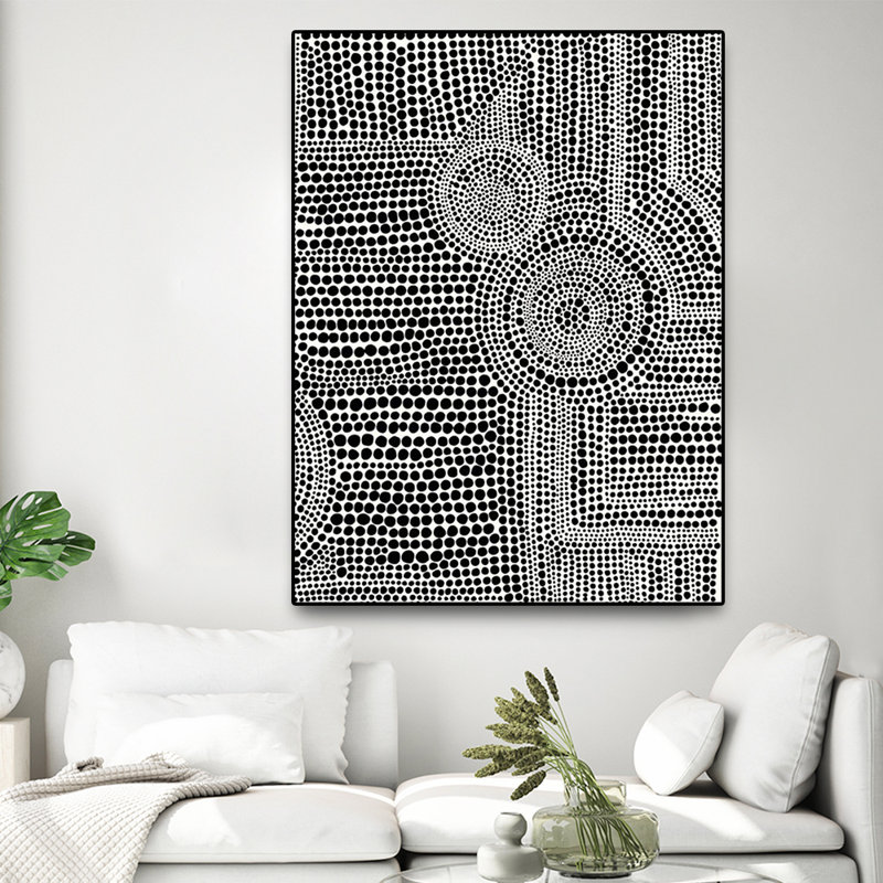 « clustered points a » par natasha marie, reproduction d’image sur toile