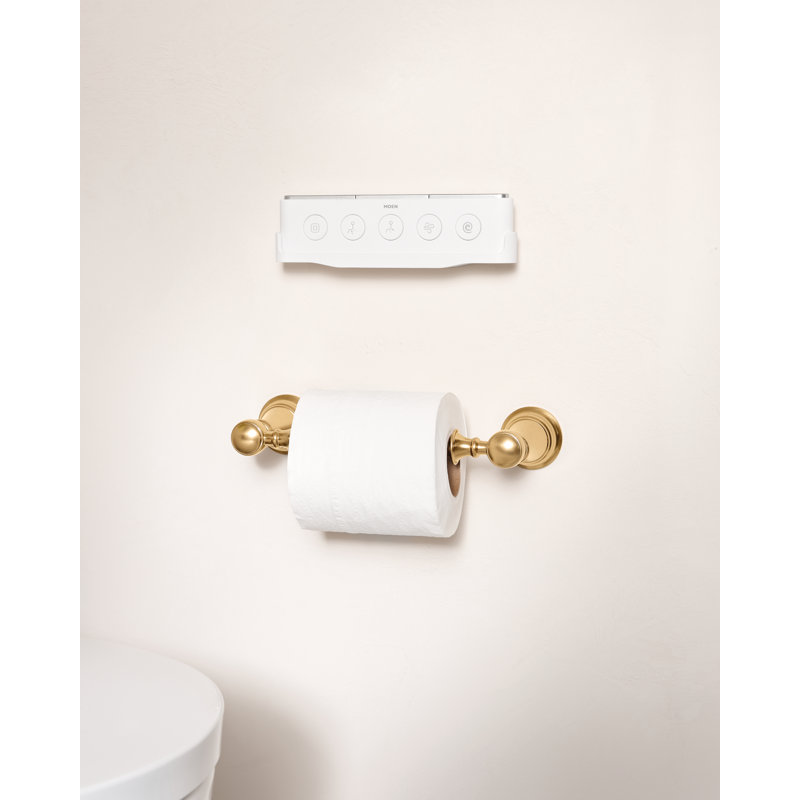 Weymouth Wall Mounted Toilet Paper Holder, Brushed Nickel
