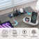 59.8" Lift Top Computer Desk with File Drawer, Large Study Desk with Power Outlet USB Port