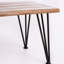 Table basse industrielle industrielle avec cadre en bois et en fer, 18 po x 43 po 18 po, Style Design Outdoor