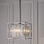 Abingdon 4 - Light Chrome Square/Rectangle Pendant