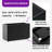 26"W x 10"D x 16"H, Black Rectangular Metal Planter Box, Span Planter with Drainage Holes, All-Weather Outdoor Plant Container for Patio, Yard, or Balcony, Block Series-581455097