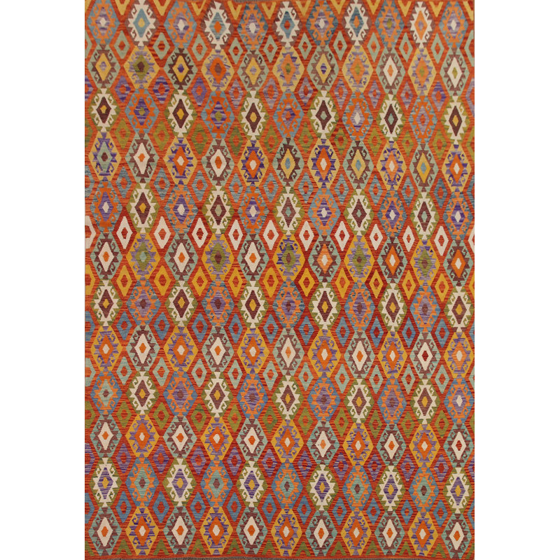 Tapis kilim en laine All-Over 10 x 13