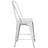 Angelean 24" High Distressed Metal Indoor-Outdoor Counter Height Stool - Back-1736821950-1683327244