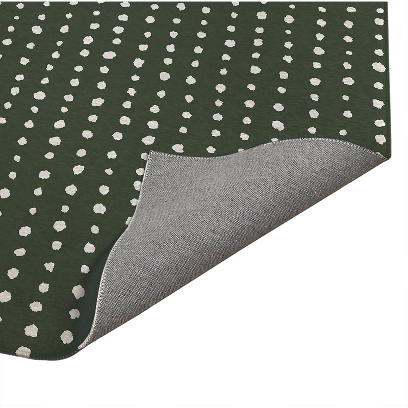 Tapis de cuisine léger Dot Dot, Chimichurri, Rectangulaire 3 pi x 5 pi