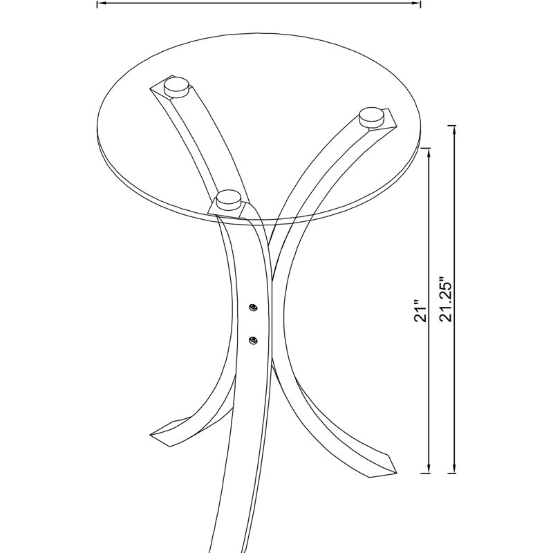 Table d'appoint Cappuccino