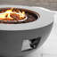 Leanna 4 - Person Outdoor Seating Group with Round Pire Pit Table