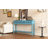 Console Table, 60" Long Sofa Table With Two Different Size Drawers And Bottom Shelf For Storage-294024006