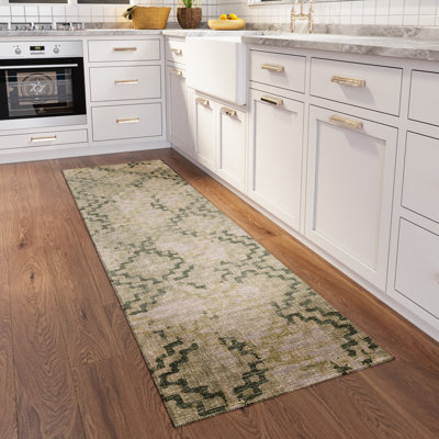 Ancika Chenille Washable Moroccan Rug