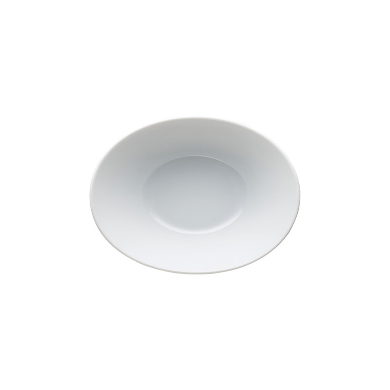 Mesh Porcelain Salad Bowl, White