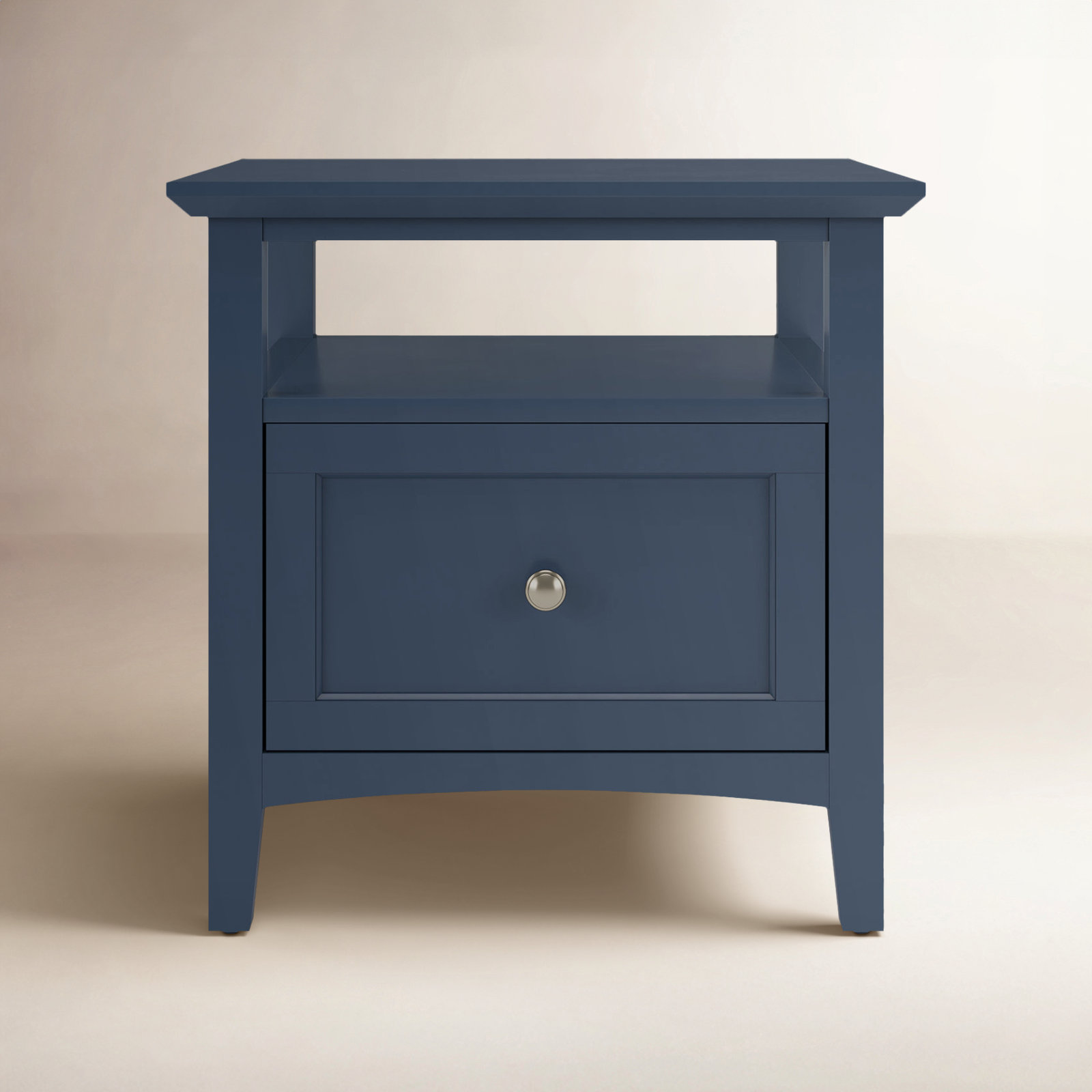 Renee 24" Mahogany End Table, Blue