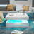 Modern Coffee Table with Adjustable LED Lights Sofa Center Table for Living Room-2025169347-2013685661
