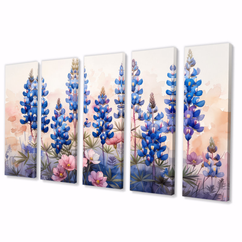 Ensemble de salon Blue Bonnets, H 32 po x l 80 po