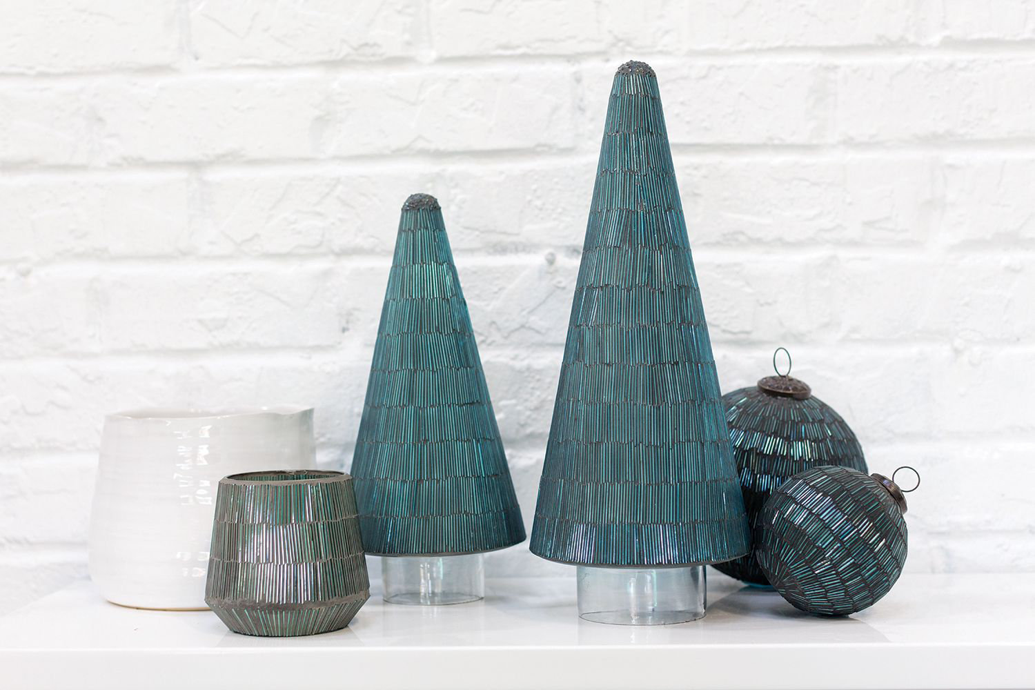 Tabletop Christmas Tree, 15.25" H x 6" W x 6" D