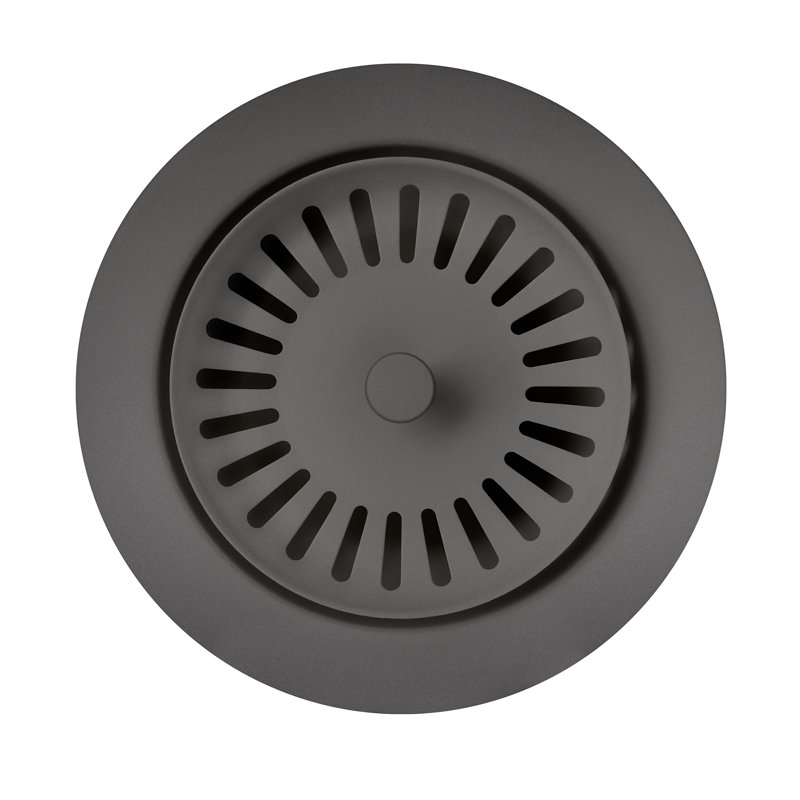 SILGRANIT-Matched Metal Sink Basket Strainer, Cinder