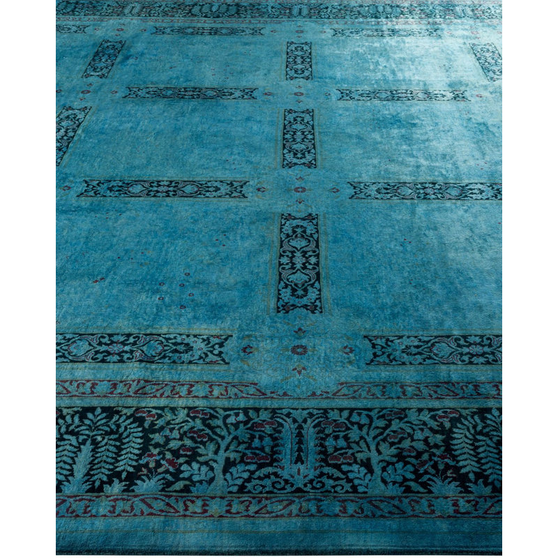 Fine Vibrance One-of-a-Kind 9' 2" X 11' 8" Hand Knotted Area Rug