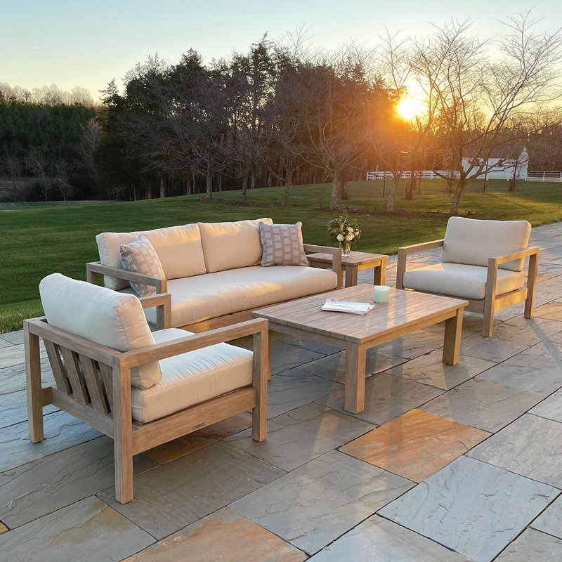 Montauk Outdoor 3 - Seat Patio Sofa, Ash