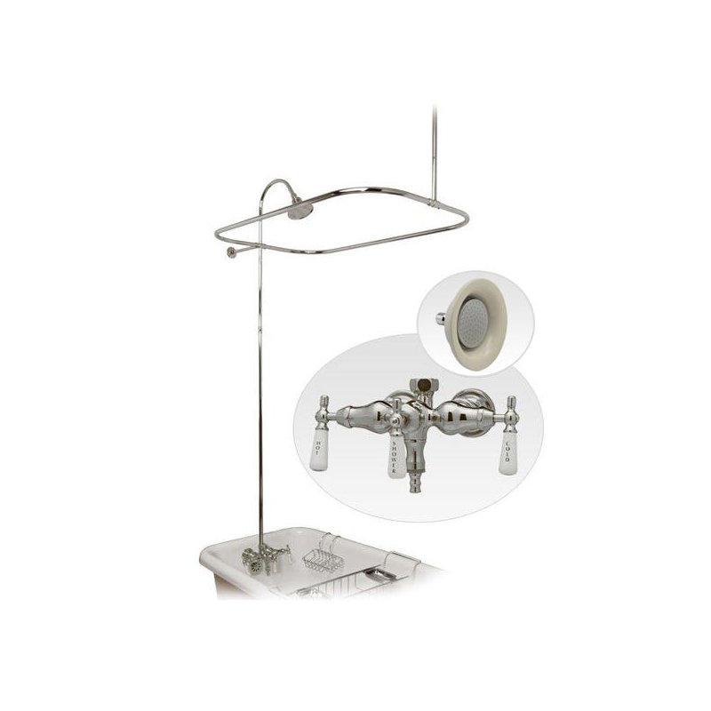 All-In-One Kit with Rough in-Valve, Chrome