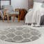 Myshaggy Collection Rugs Trellis Design in Grey-2029947496
