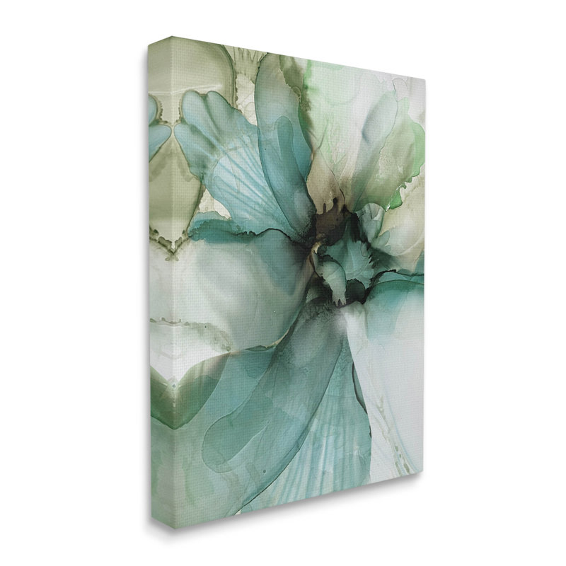 Art moderne sur toile botanique moderne par Emma Catherine Debs, H 20 po x l 16 po x P 1,5 po, Toile tendue