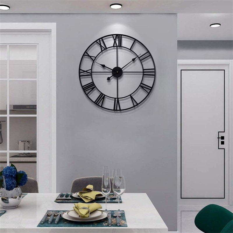Batelov Skeleton Wall Clock, 47 Cm