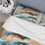 Ensemble de housse de couette bleu et orange Nomadic-1812170037