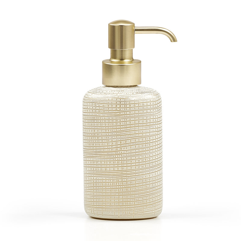 Distributeur de savon tissé, Laiton mat