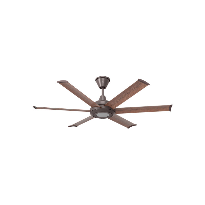 Bison Ceiling Fan, LED, Oil-Rubbed Bronze, 60" Wide