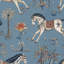 Décoration murale chinoise à motif de chevaux chinoiserie-1095146195