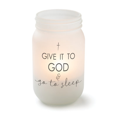 3'' H Glass Tabletop Votive Holder