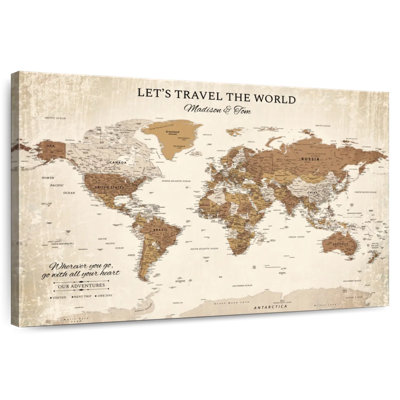 Pin's de voyage personnalisé World Milstead