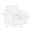 Fauteuil pivotant large Assiatou-237746140
