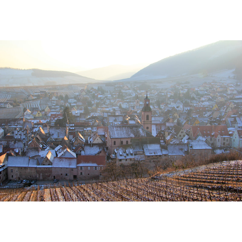Village Of Riquewihr - Wrapped Canvas Print, 51cm H x 76cm W